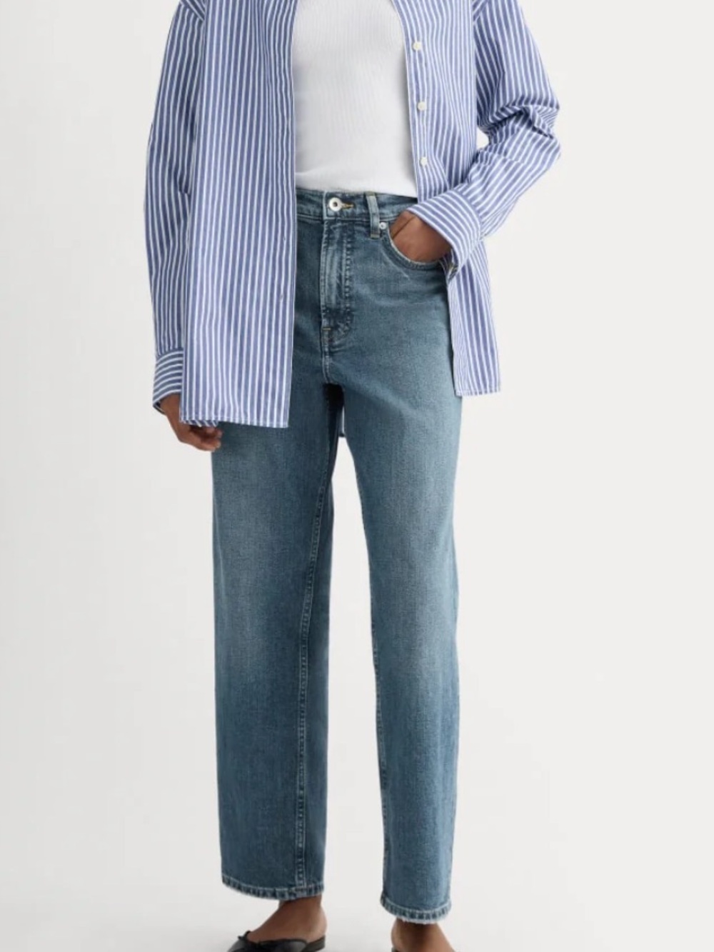 Everlane The Way-High Wide-Leg Jean Organic Cotton